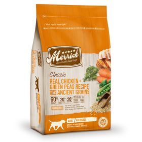 Merrick Classic Real Chicken Green Peas Recipe With Ancient Grains Wholesome Grains Balanced Diet 4 Lb