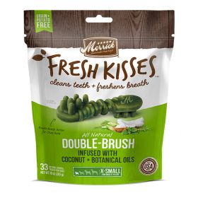 Merrick Dog Fresh Kisses Coconut Xsmall 6 oz 20 Count Plaque Tartar Control Clean Teeth Snack Product