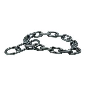 Omni Pet Choke Chain Extra Heavy Duty 6mm By 30in. Professional Steel Training Collar Secure Metal Links