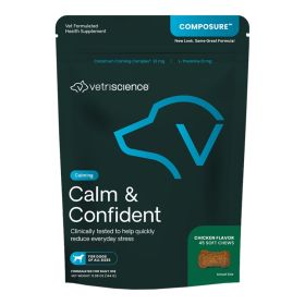 Vetriscience Dog Composure Chicken 4.76 oz Functional Calming Stress Relief Soft Chew Product