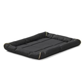 QuietTime MAXX Ultra Rugged Dog Bed Black 24in Heavy Duty Waterproof Crate Mat Comfortable Sleep Sanctuary