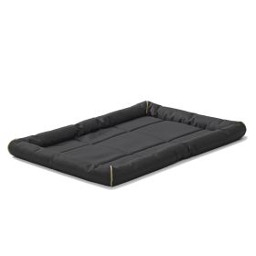 QuietTime MAXX Ultra Rugged Dog Bed Black 36in Heavy Duty Waterproof Crate Mat Comfortable Sleep Sanctuary