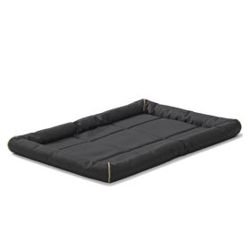 QuietTime MAXX Ultra Rugged Dog Bed Black Heavy Duty Durable Water Resistant Outdoor Travel Mat 48in
