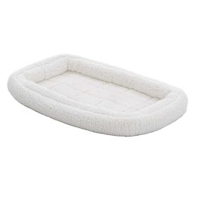 QuietTime Deluxe Fleece Double Bolster Dog Bed 22 in Comfortable Soft Washable Resting Bed Product