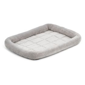 QuietTime Deluxe Diamond Stitch Pet Dog Bed Gray 24 in Comfortable Soft Washable Resting Bed Product