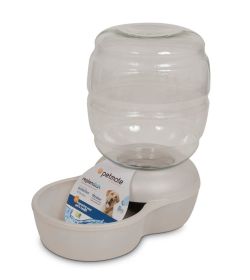 Petmate Replendish Water With Microban Pearl Silver Grey Large Automatic Gravity Dispenser Water Station