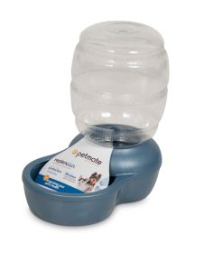 Petmate Replendish Water With Microban Pearl Smoke Gray X-Small Automatic Gravity Dispenser Water Station
