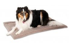 Petmate Kennel Mat Gray Plush Comfortable Crate Pad Washable Sleep Sanctuary Travel Bed 36.5x23.5in