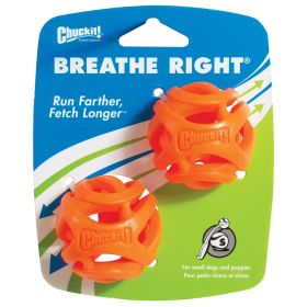 ChuckIt! Air Fetch Ball Dog Toy Small 2 Pk Breathable High-Performance Fetch Ball Toy Product