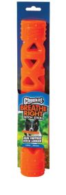 Chuckit! Breathe Right Stick Orange Large High Airflow Flow-Through Design Durable Rubber Fetch Toy Outdoor