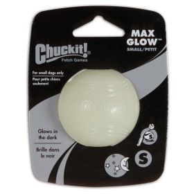 Chuckit! Max Glow Ball Dog Toy Small High-Visibility Glow-in-the-Dark Fetch Toy Product