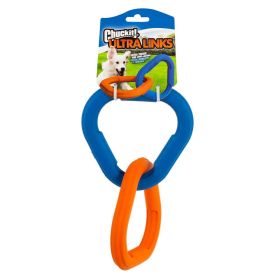 Chuckit! Ultra Links Dog Toy Interlocking Durable Rubber Ring Linked Shape Active Fetch Play Toy