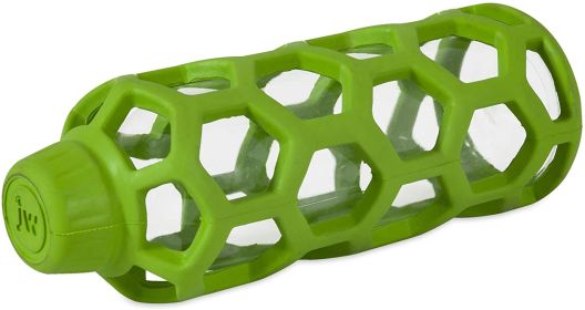 JW Pet Hol-ee Bottle Dog Toy 1ea Medium Flexible Geometric Treat Dispensing Fetch Chew Toy