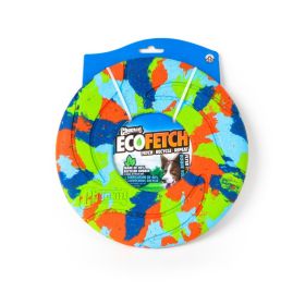 Chuckit! EcoFetch Recycled Rubber Flyer Dog Toy Medium Eco-Friendly Durable Floating Flying Disc Toy
