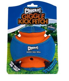Chuckit Dog Giggle Kick Fetch Small Rolling Wacky Sound Interactive Outdoor Play Ball Toy