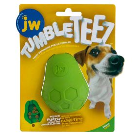 JW Pet Tumble Teez Dog Toy Small Treat Dispensing Interactive Enrichment Toy Product