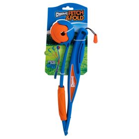 Chuckit! Fetch & Fold Launcher Dog Toy Ergonomic Long-Distance Ball Throwing Retrieval Tool