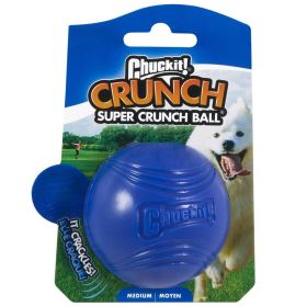 Chuckit! CRUNCH Super Crunch Ball Dog Toy Medium Crackling Sound Durable Fetch Play Toy Product
