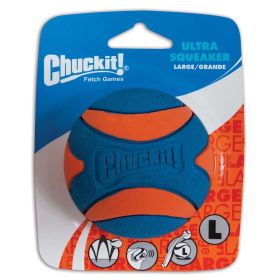 Chuckit! Ultra Squeaker Ball Dog Toy Large High-Bounce Durable Fetch Play Toy Product