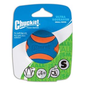 Chuckit! Ultra Squeaker Ball Dog Toy Small High-Bounce Durable Fetch Play Toy Product