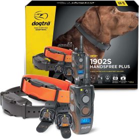 Dogtra 1902S Handsfree Plus Dual Dog Remote Training System Waterproof Expandable 34 Mile Range with Boost and Lock Functions