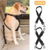 Dog Vehicle Seat Belt Adjustable Carabiner Safety Pack Secure Freedom Comfort Easy Install Puppy