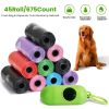 Unbranded — Dog Waste Bags 45 Rolls Disposable Leakproof Unscented Poop Bag Dispenser Portable Tear Resistant Walking Cleanup