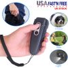 Ultrasonic Anti Bark Handheld Trainer LED Flashlight 25KHz Safe Effective Correction Compact All Sizes Puppy