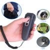 Ultrasonic Anti Bark Handheld Trainer LED Flashlight 25KHz Safe Effective Correction Compact All Sizes Puppy