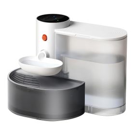 Automatic Pet Water Fountain Dispenser 3L Smart Timer 180 Days Battery Self-Refill Self-Empty Continuous Health Puppy 2 Tanks Continuous Adjustable