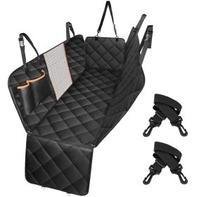 Dog Auto Seat Cover Waterproof Scratchproof Protector Mat Back Seat Hammock Door Slide Straps Car Truck SUV