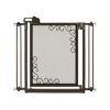 Richell One-Touch Metal Mesh Dog Gate Pressure Mount Bronze Steel Wire Frame