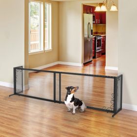 Richell Large Freestanding Metal Mesh Dog Gate