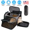 Expandable Pet Carrier Airline Approved Dog Collapsible Soft Bag Removable Fleece Pad Pockets Breathable Mesh Adjustable