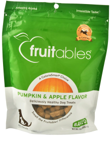 I and Love and You Fruitables Pumpkin Apple Crunchy Treats Natural Low Fat Baked Snacks Digestion Support Dental Friendly Crunch Breeds