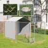 Dog Kennel Chain Link UV-Resistant Cover 13.1' x 7.5' x 7.5' CCS