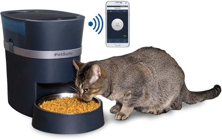 Healthy Pet Simply Feed Programmable Automatic Dog Feeder Large Capacity Slow Feed Option Portion Control