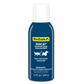 PetSafe SSSCAT Unscented Spray Refill Can Pet Deterrent Replacement Motion Activated Training Aid 120 Sprays