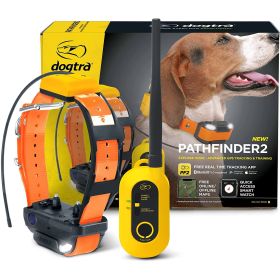 Dogtra PATHFINDER2 GPS Tracking Training System Waterproof Smartwatch Compatible App Free Maps Collar