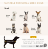 PawHut Dog Sofa Bed Couch With Storage Brown Furniture Dogs Plush Cozy Space Saving Design