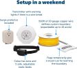 PetSafe YardMax In-Ground Dog Fence System Rechargeable Maximum Yard Space - Wire Not Included