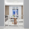 Dog Gate High White Safety Barrier Door Extensions CCS