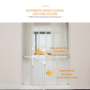 Dog Gate High White Safety Barrier Door Extensions CCS
