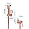 Dog Grooming Sprayer Handheld Toilet Bidet Spray Gun Rose Gold CCS