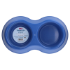 Vibrant Life Dog Double Diner Medium-Sized Bowls Blue