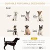 Luxury Dog Bed Soft Foam Couch Hidden Storage Small Grey CCS