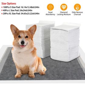 100Pcs Dog Pee Training Pads Super Absorbent Leak-proof