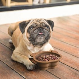 Silicone Folding Bowl Dog Travel Portable Collapsible