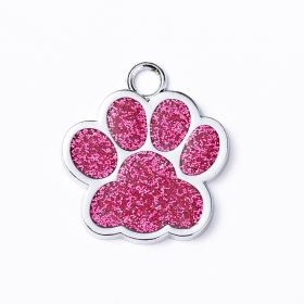 Unbranded — Dog ID Tag Personalized Engraved Footprint Ornament Durable Lightweight Design
