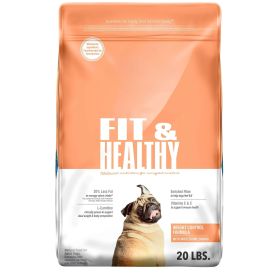 Fit & Healthy Weight Control Chicken Dry Dog Food Whole Grain